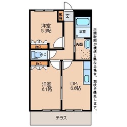 コーポ・ロコモーションLの物件間取画像